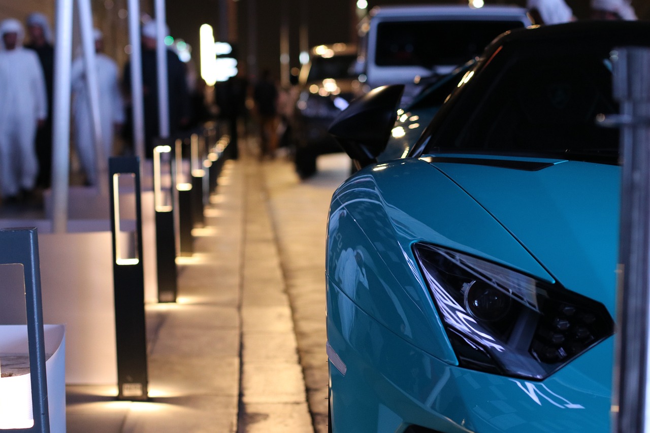 Lamborghini Aventador lampa